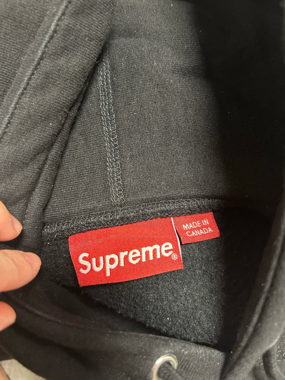 슈프림 스몰 박스 후드 스웨트셔츠 블랙M 상품이미지4