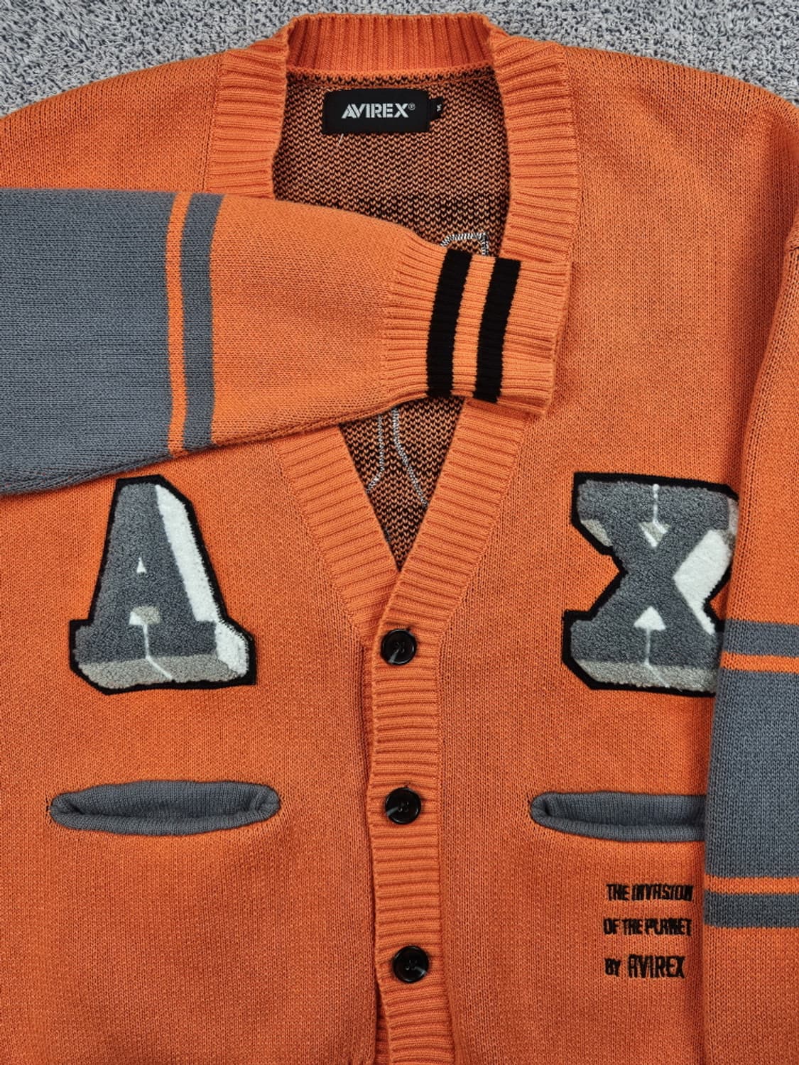 아비렉스 패칭 AVX 바시티 니트 가디건 ( M ) / 10498 상품이미지6