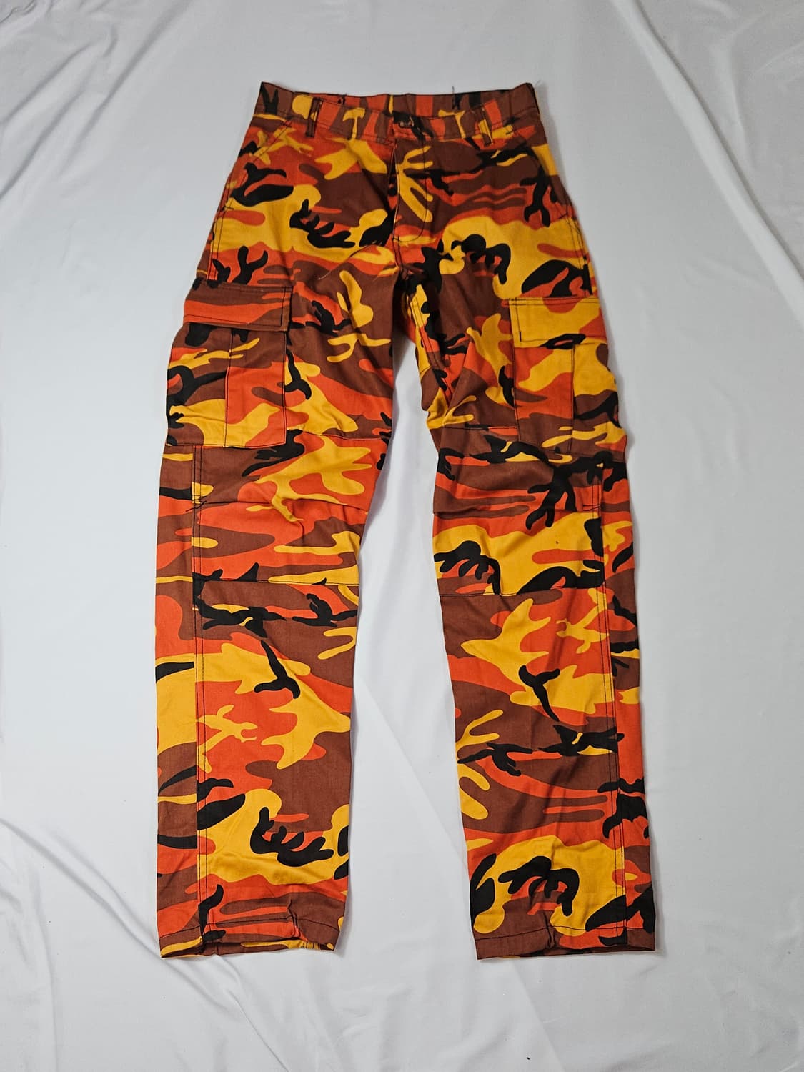 로스코 오렌지 카모 밀리터리 미군 고어텍스 카고팬츠 S 상품이미지1