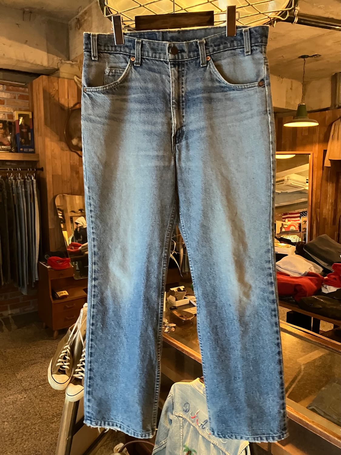 90s USA Levis 517 Boot Cut Denim Pants 상품이미지2