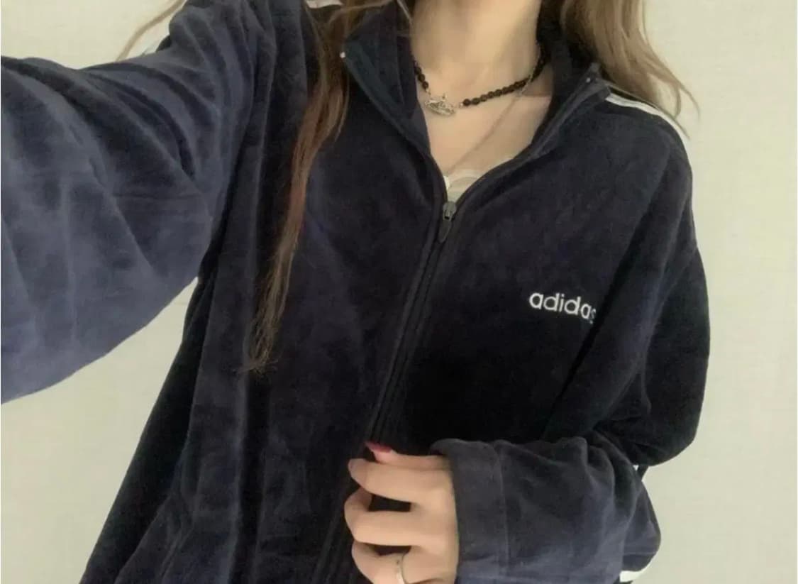 아디다스 대장 벨벳 져지 네이비 (라이프이즈웻 빈티지) 상품이미지2