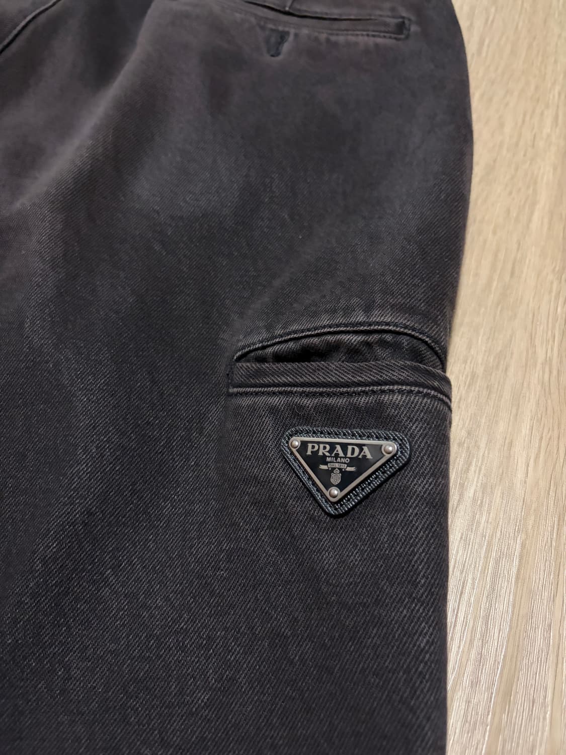 (48) 프라다 브라운 가먼트다잉 진 브라운  상품이미지8