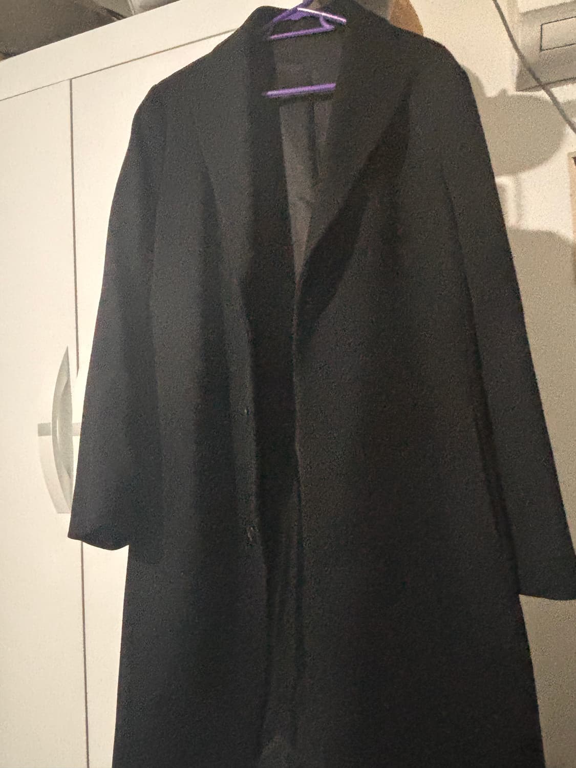 띠어리(THEORY) 남성 블랙 롱 코트 S 사이즈 상품이미지1