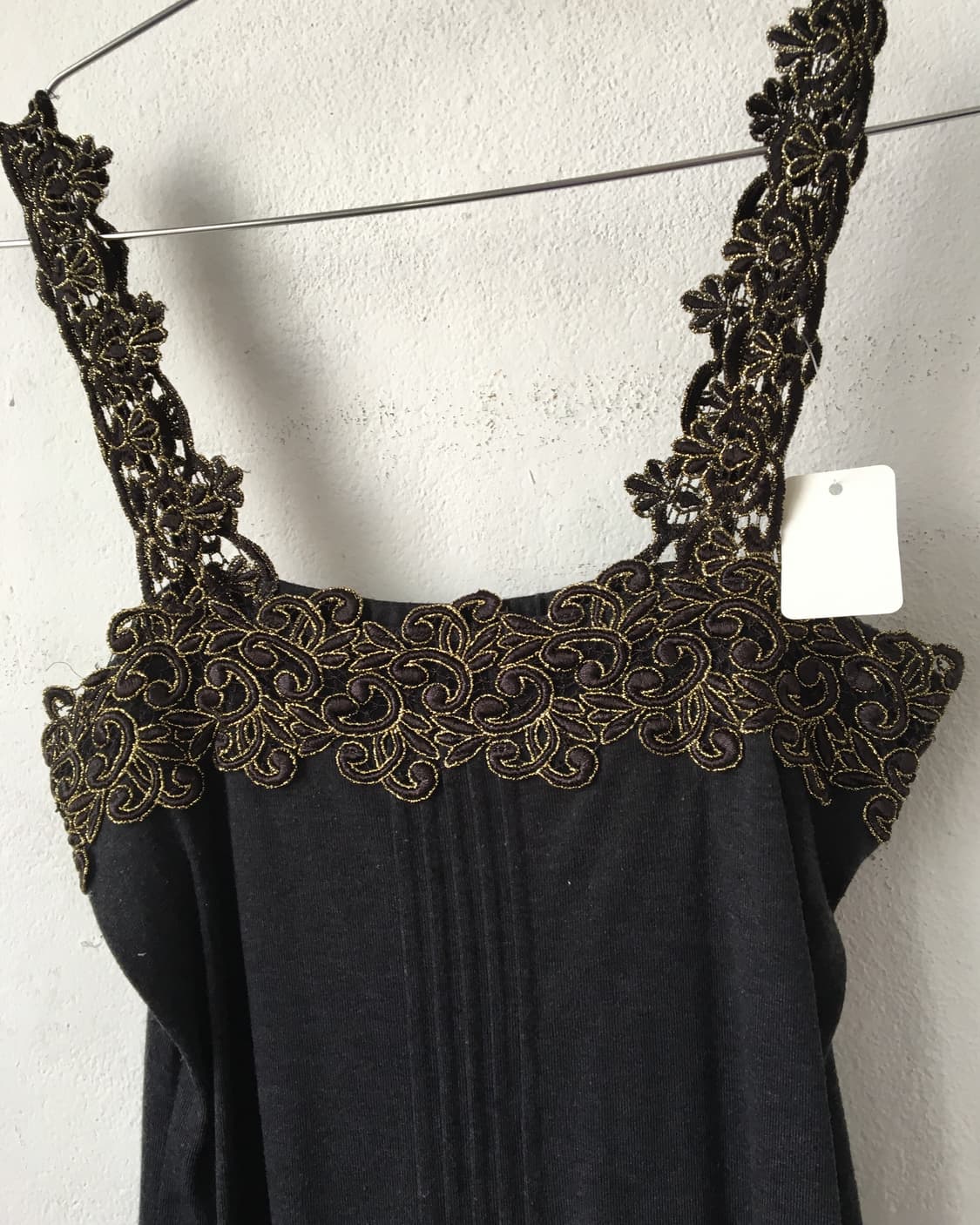 Glitter lace point sleeveless 상품이미지3