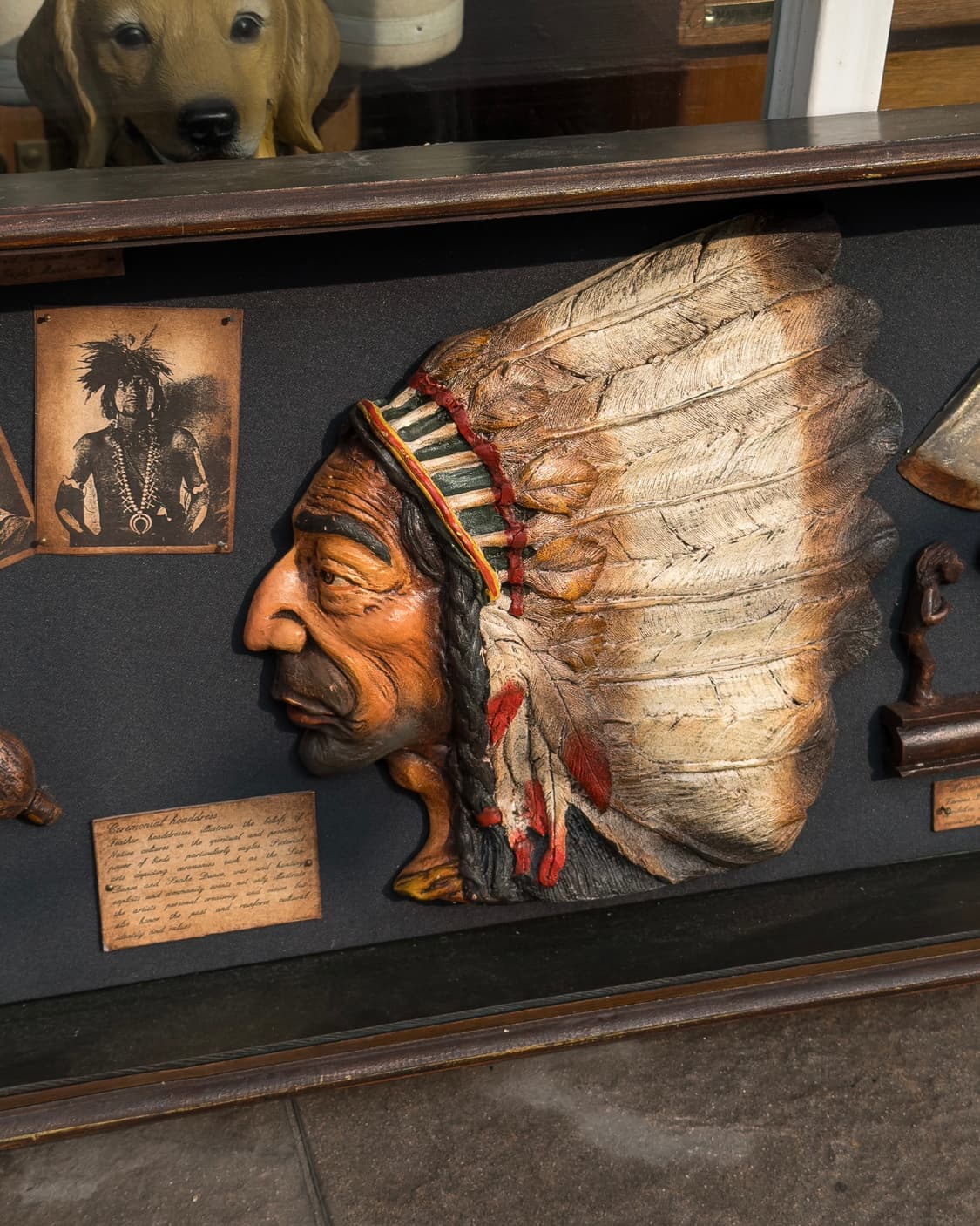 빈티지 소품 네이티브 인디언 아트워크 프레임 상품이미지4