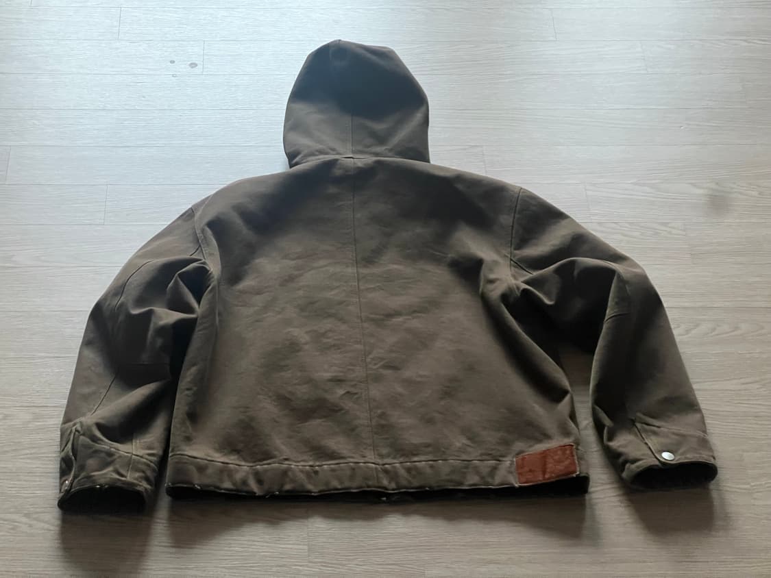 [Nocle] 캔버스 워크 후드집업 (3size) 상품이미지3