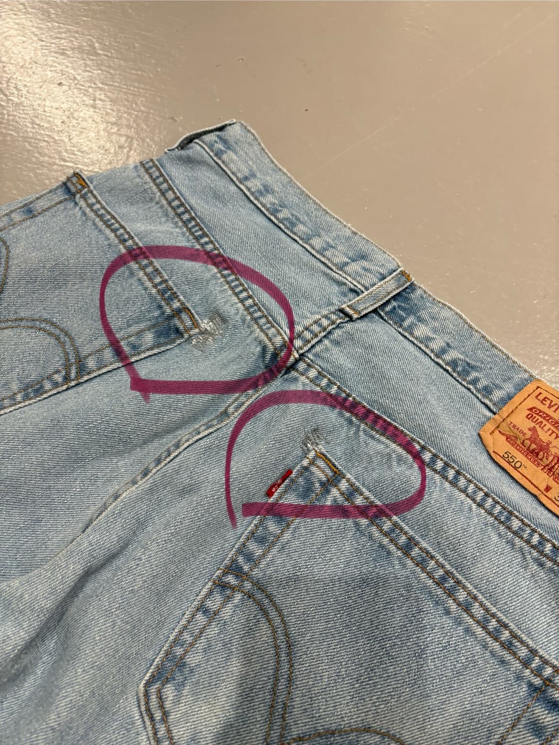 00s 리바이스 550 데님 팬츠 상품이미지8