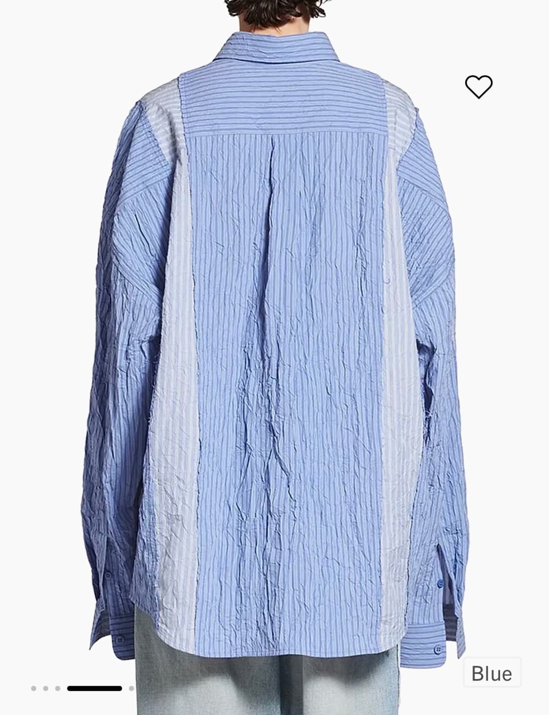 Balenciaga DIY sky blue shirt size2 상품이미지3