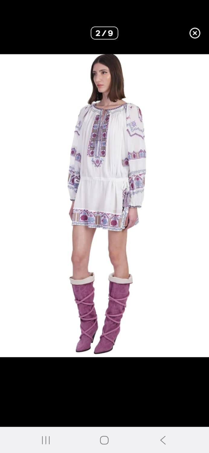 이자벨마랑 자수 원피스 상품이미지1