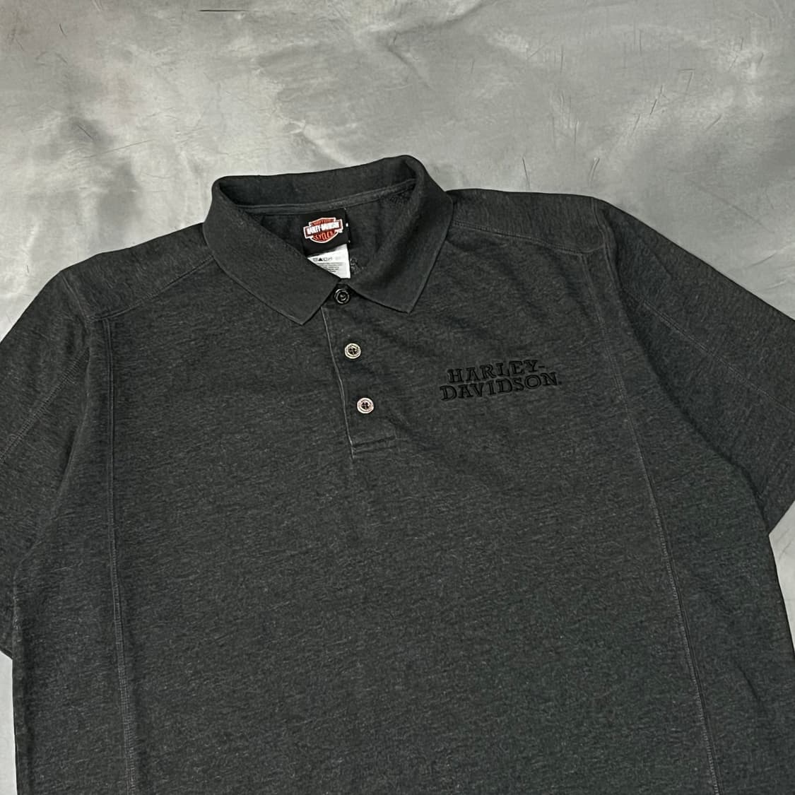  할리데이비슨 로고 카라 반팔티 y15729 상품이미지3