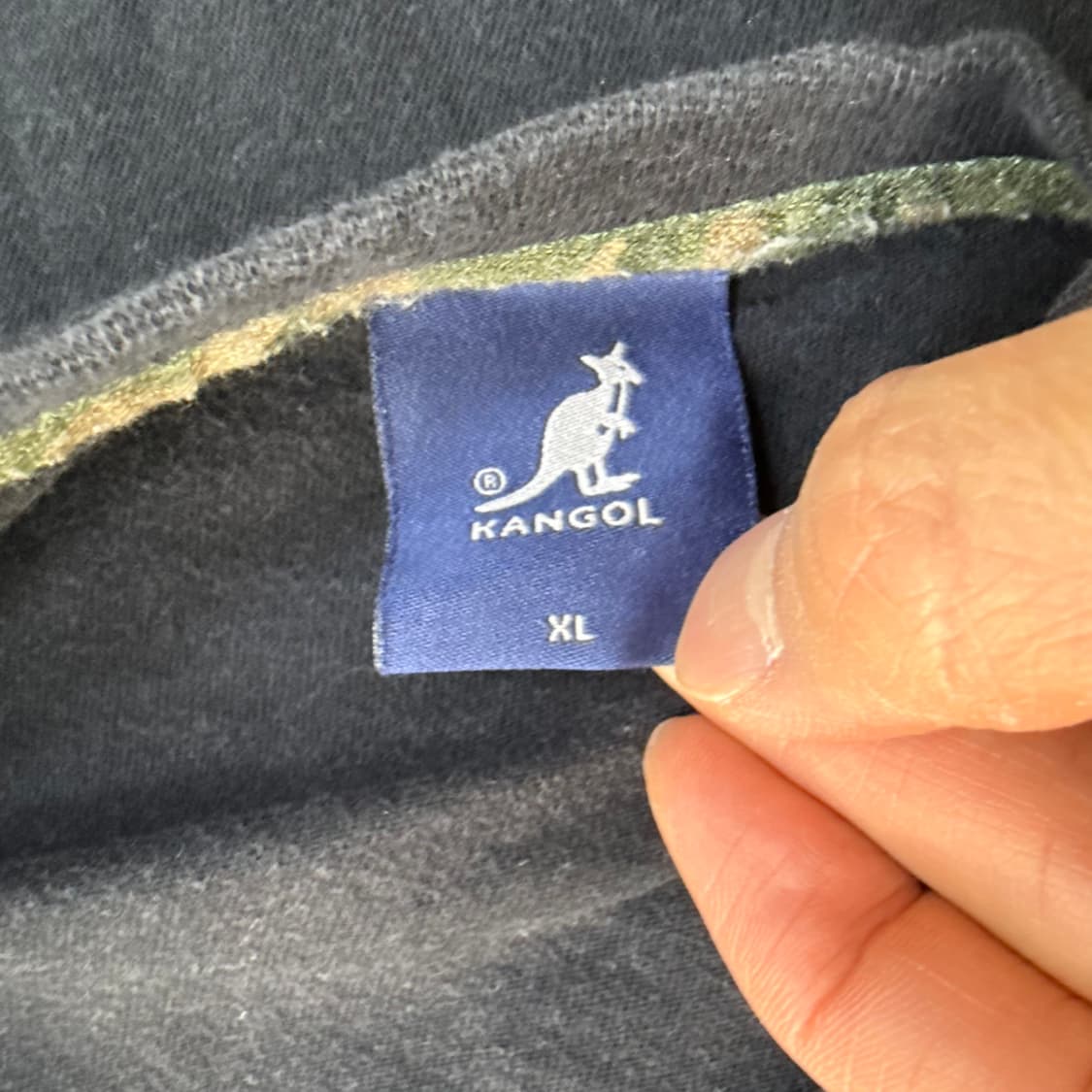 XL 캉골 카모 로고 반팔 티셔츠 0326T 상품이미지3