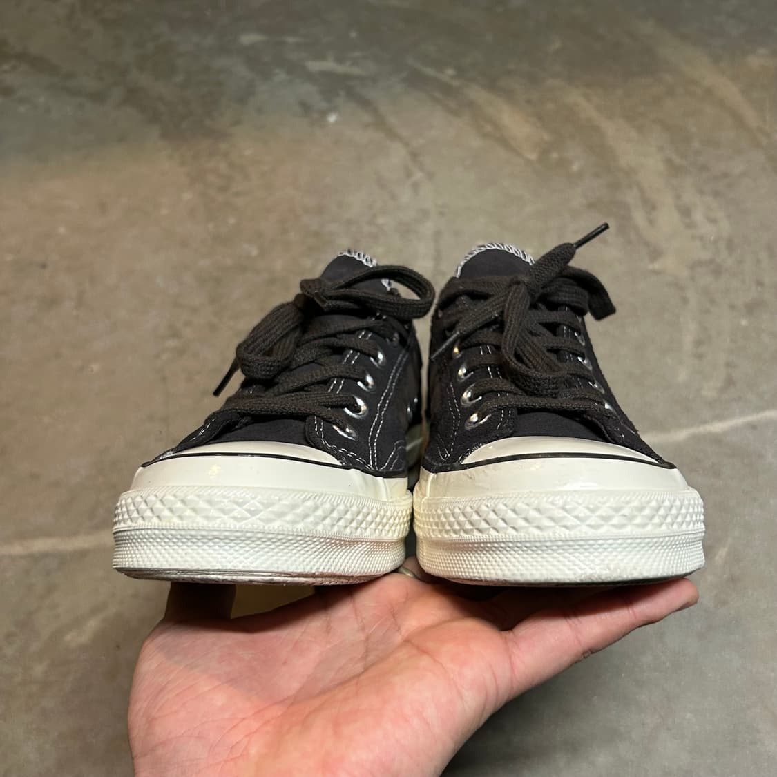 250) 컨버스 척70 레거시 레더 옥스 스니커즈 다크 브라운 상품이미지6