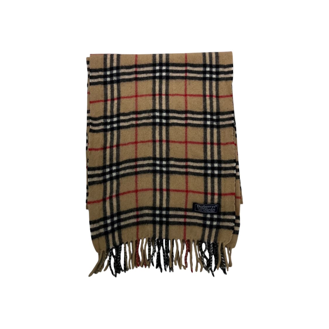 버버리 노바체크 베이지 캐시미어 머플러 상품이미지2