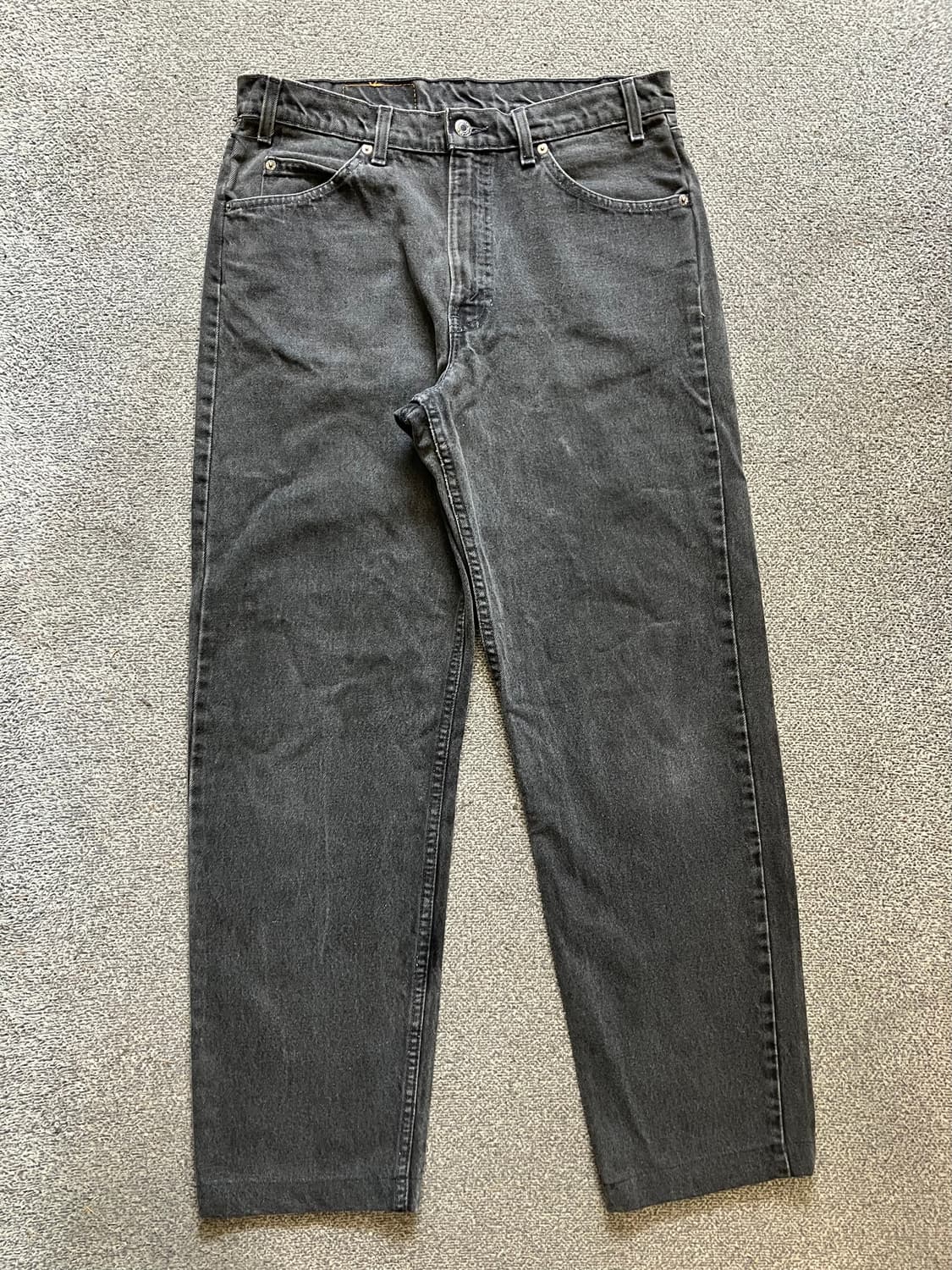 343 90s usa 리바이스 550 흑청 블랙 오렌지탭 상품이미지2
