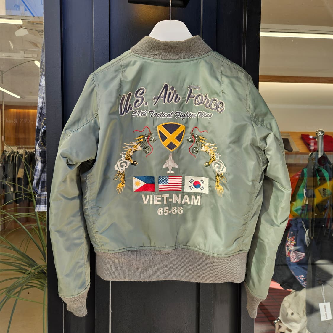 AVIREX 아비렉스 MA-1 플라이트자켓 항공점퍼 야상 여성용 상품이미지6