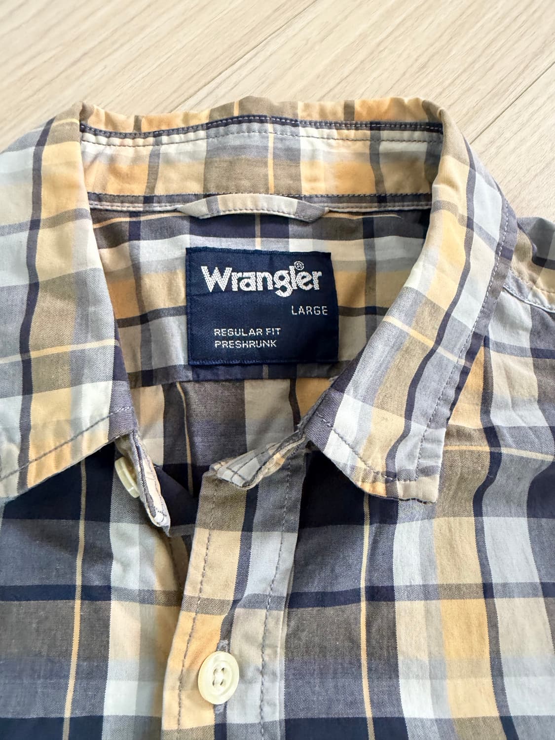 랭글러 빈티지 크롭 셔츠 사이즈 L 상품이미지2