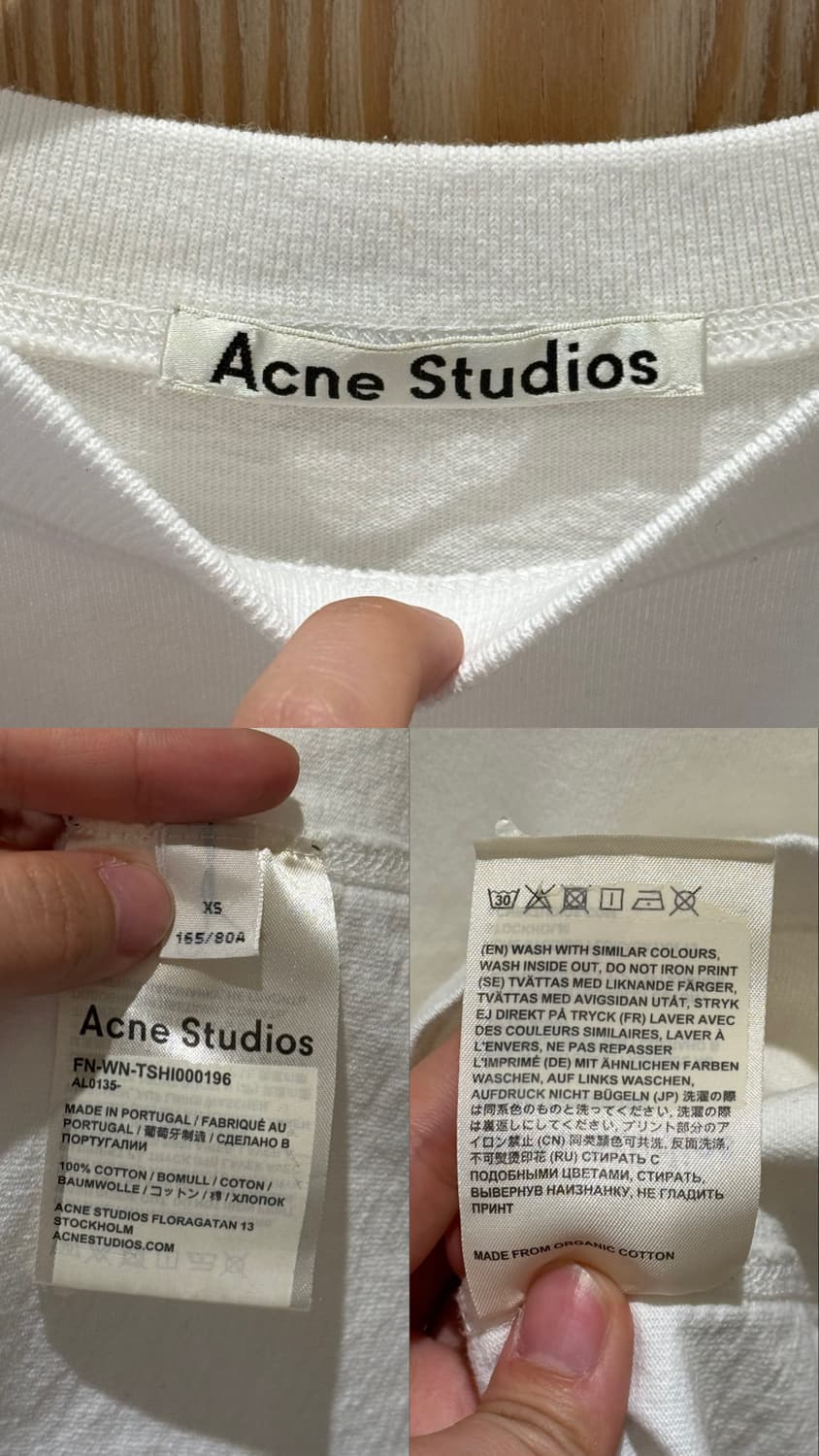 아크네 스튜디오 로고 반팔 티셔츠 상품이미지9