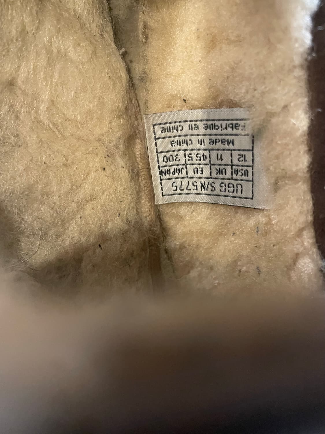 어그남성 제품 사이즈 확인해주세요  상품이미지2