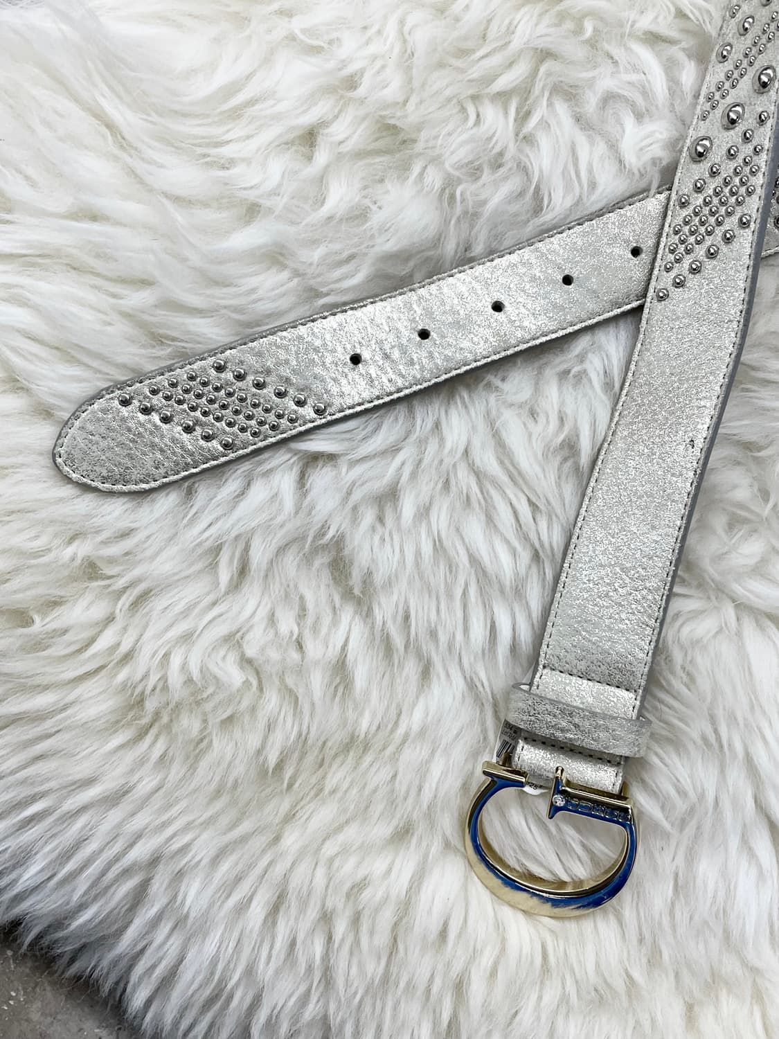 게스 스터드 로고 버클 벨트 상품이미지5