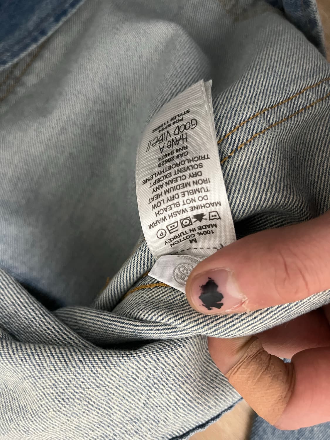 (M) 스투시 데님 집 워크자켓 상품이미지5