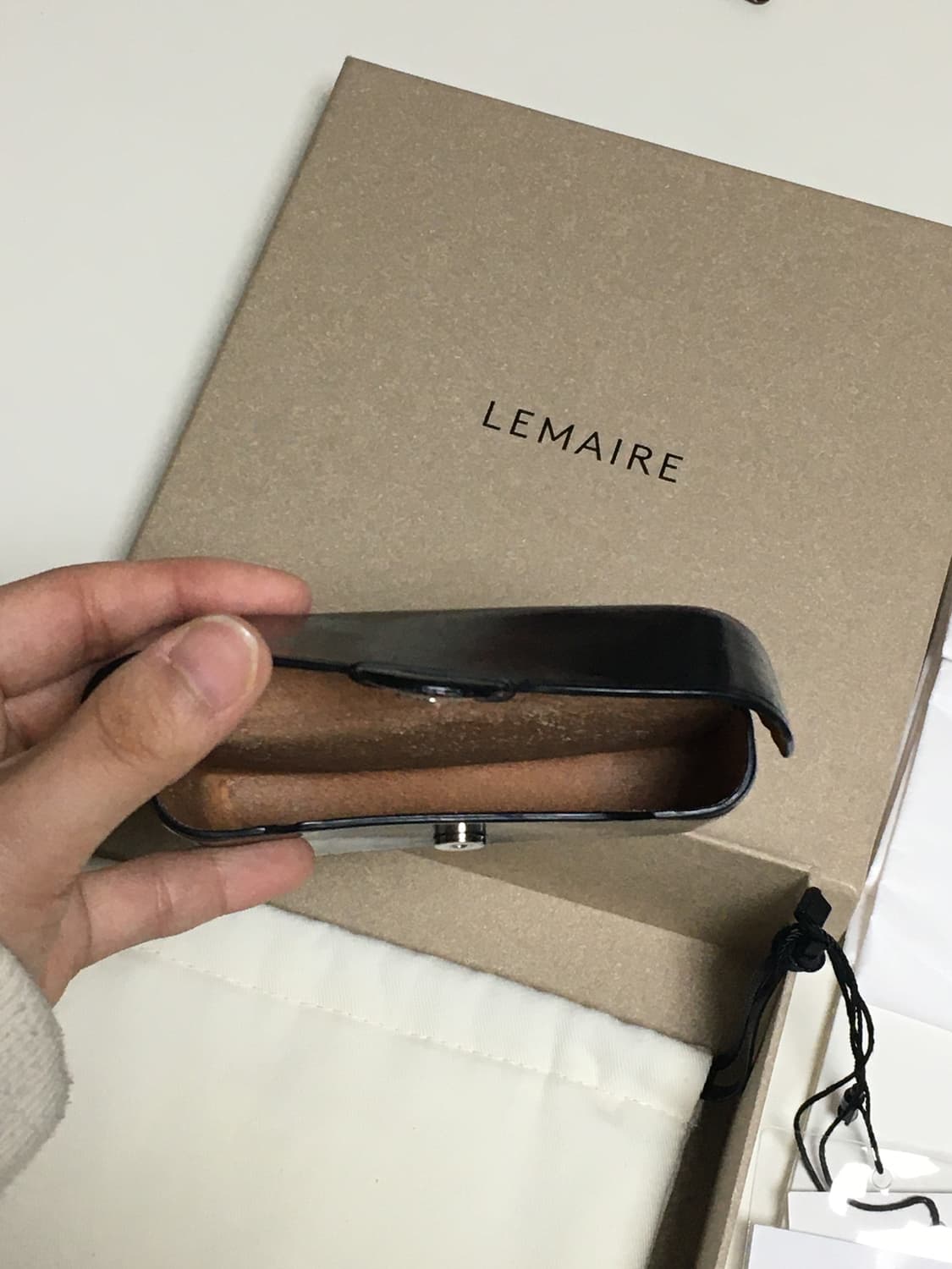 르메르 카트리지 지갑 블랙 상품이미지8