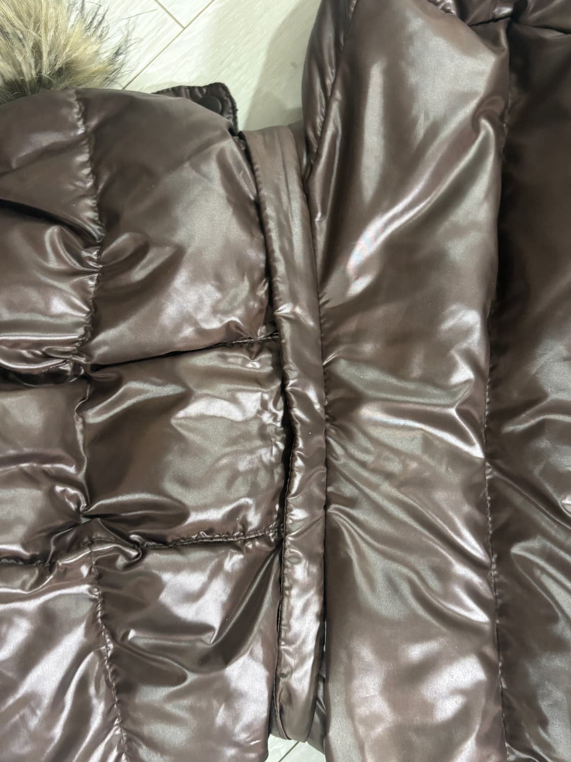 Y2k 00s 프리미엄 n2b 숏 덕다운 퍼 패딩 상품이미지7