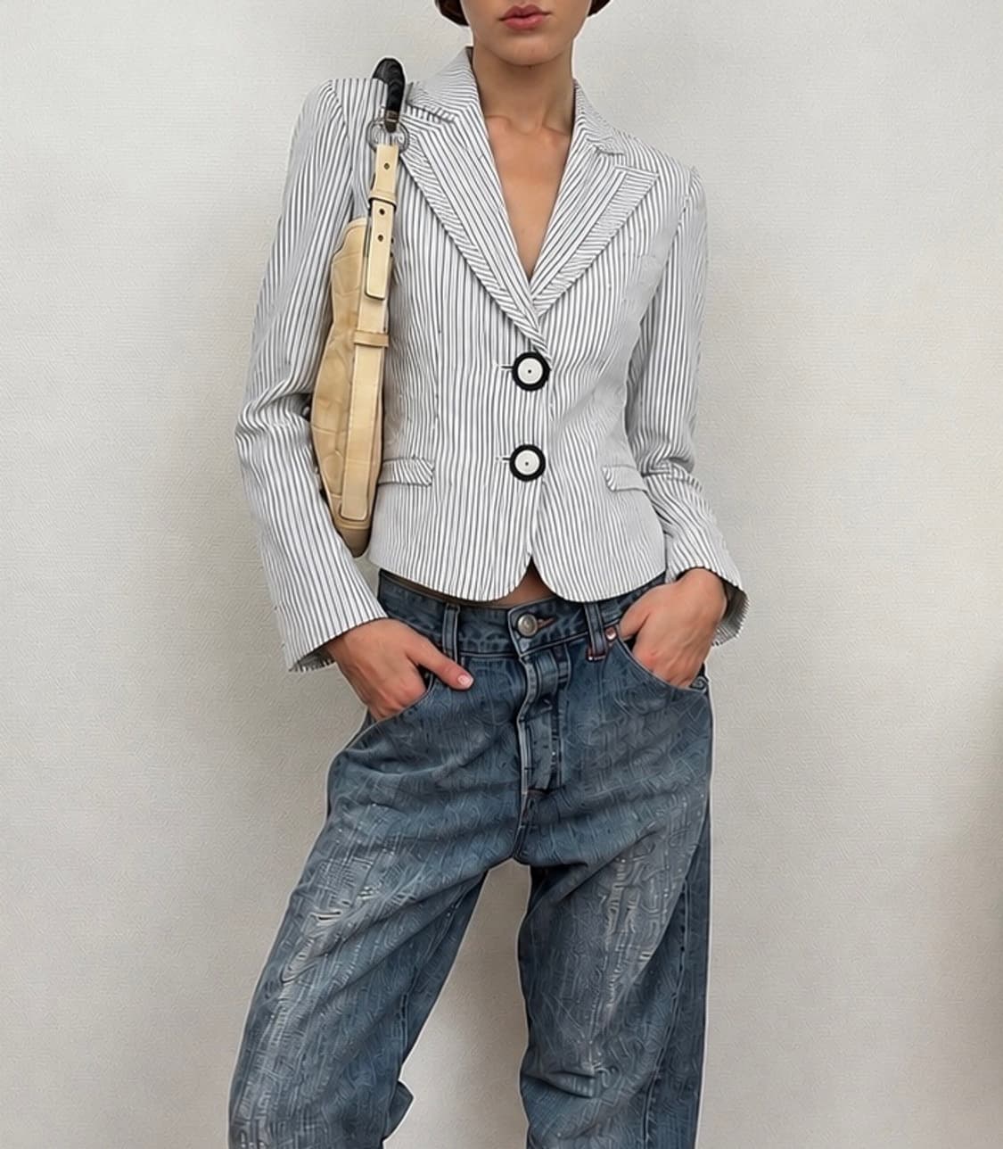 Armani_00’s stripe vintage jacket 상품이미지1