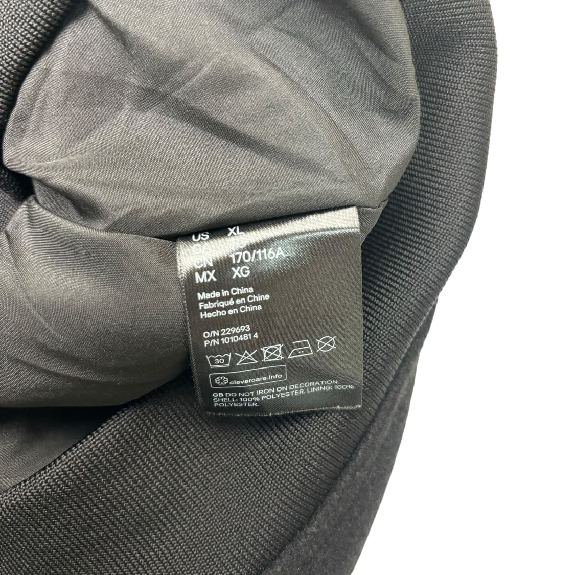 NO FEAR X H&M 투톤 울 바시티 자켓 XL 상품이미지8