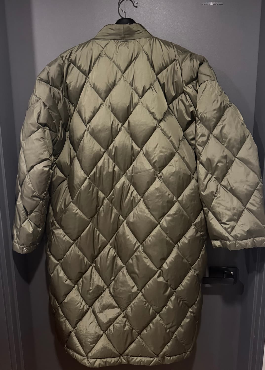 with MNW 리버서블 롱패딩코트 오리털 덕다운 made in Kore 상품이미지4