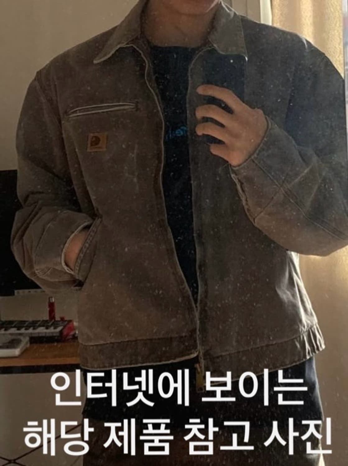 Carhartt USA J97 CHT (체스트넛) 레귤러 XL A급 상품이미지10