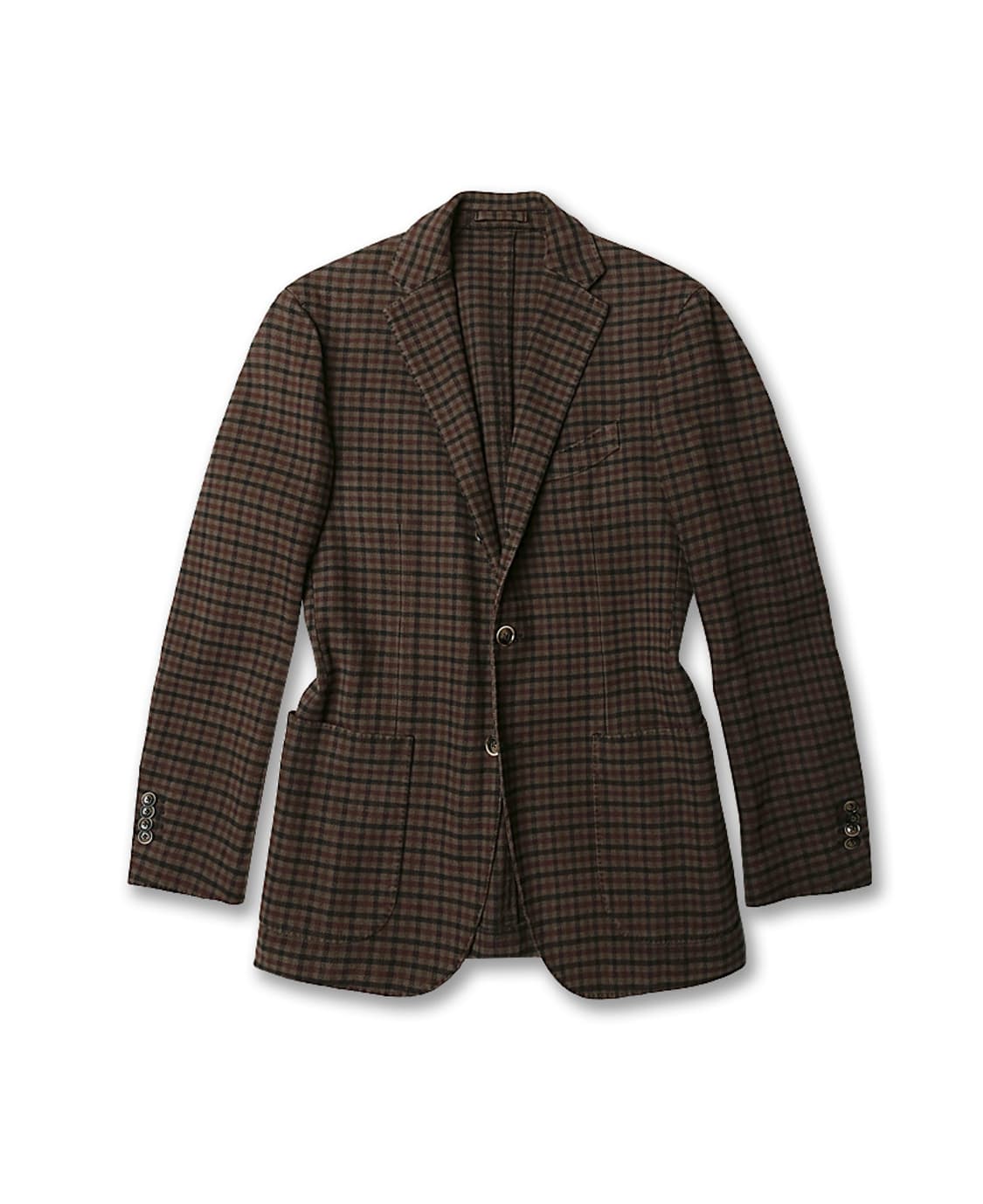 라르디니 [Lardini] 빈티지 클래식 체크 코튼 이태리 자켓 상품이미지1