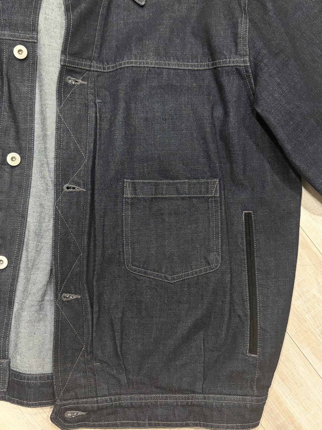 폴리테루 데님 트러커 4사이즈 상품이미지2