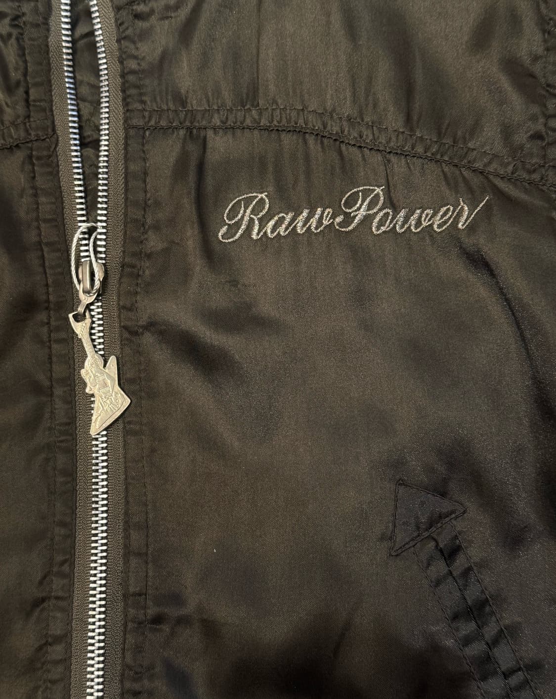 Hysteric Glamour 아카이브 빅 자수 로고 봄버자켓 스카잔 상품이미지7