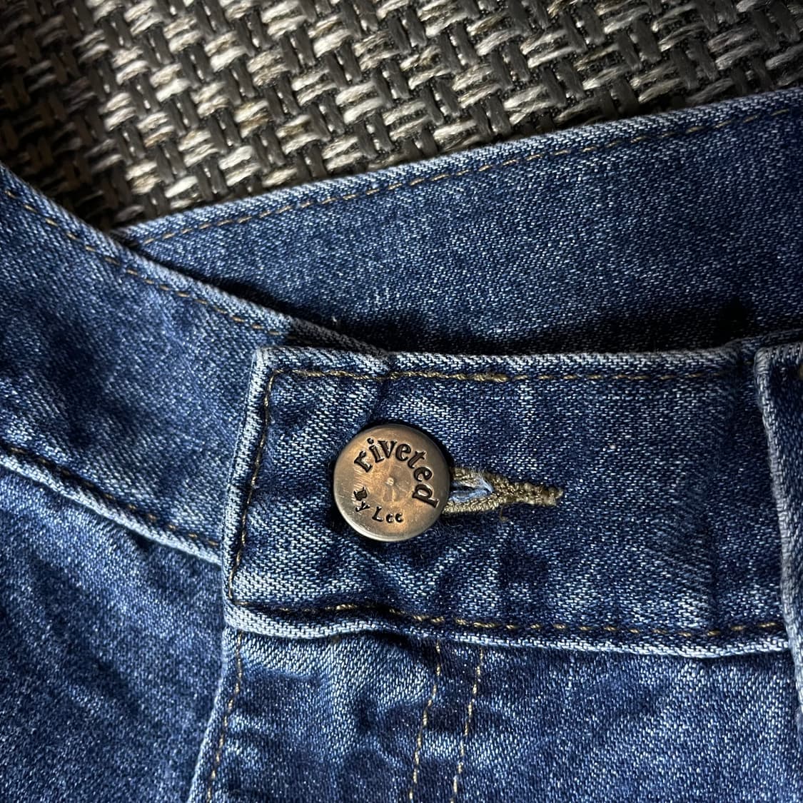 (32) LEE 리 riveted 중청 백카고 데님 팬츠 상품이미지3