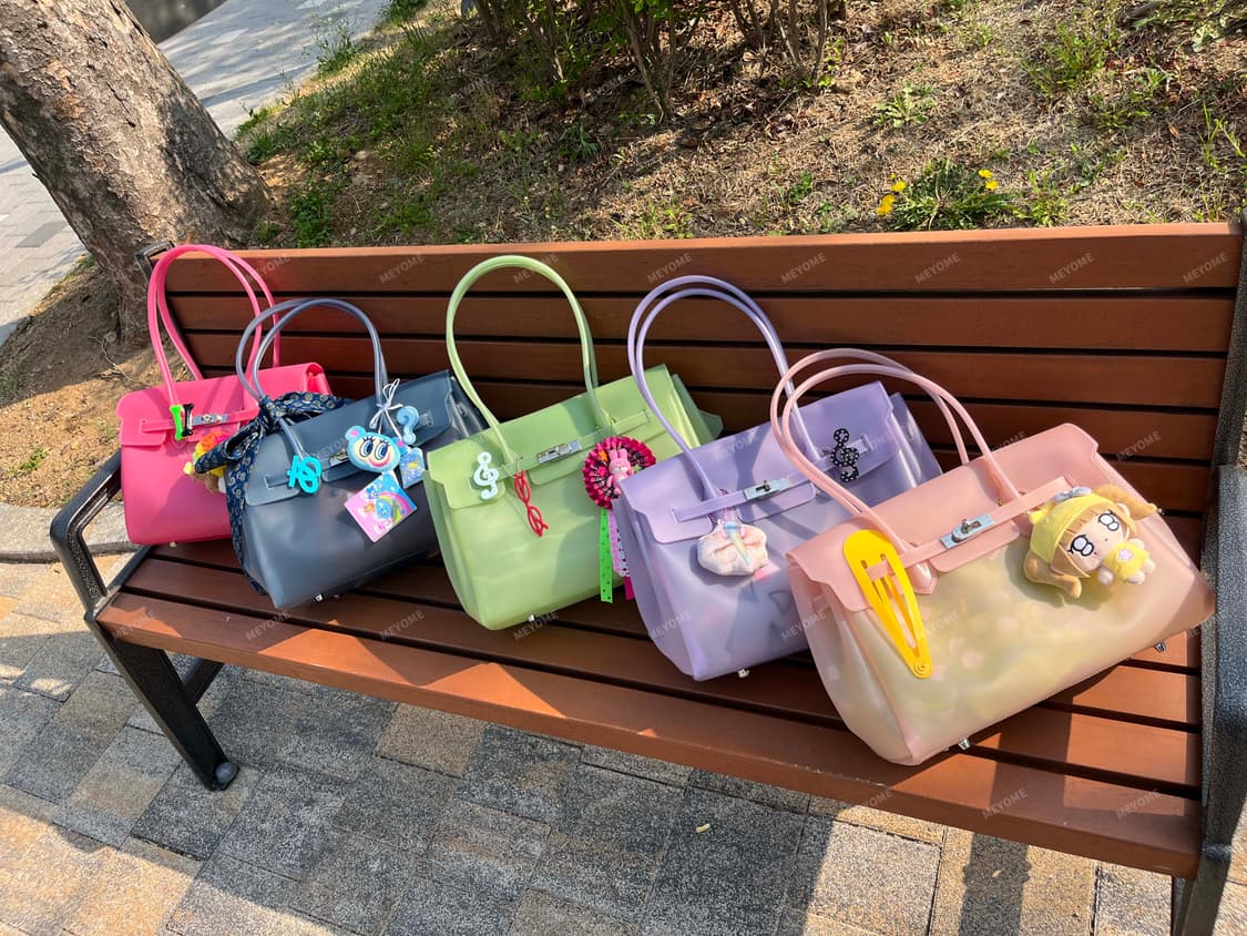 버블검 핑크 젤리버킨 🫧 상품이미지3