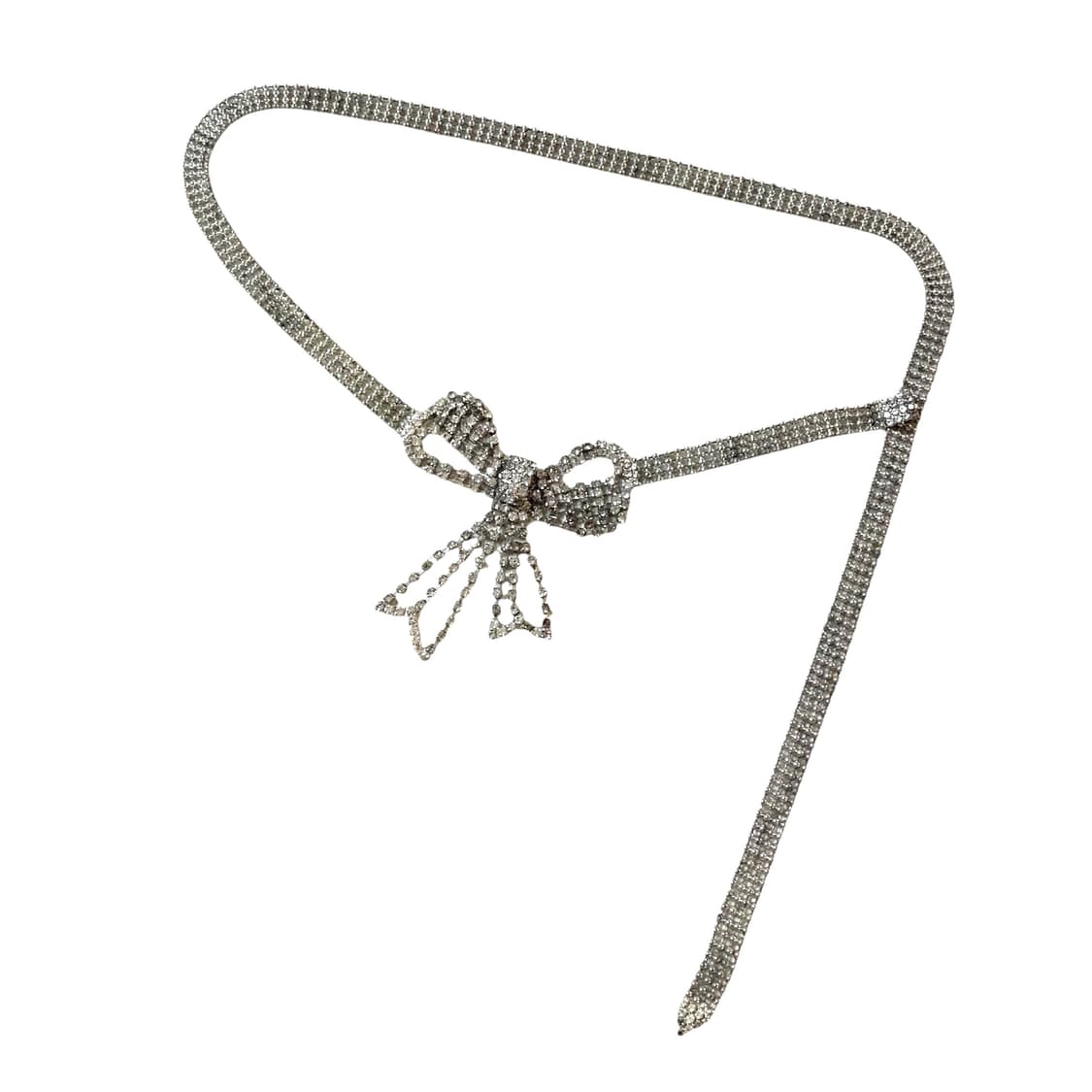 빈티지 큐빅 리본 허리벨트 상품이미지1