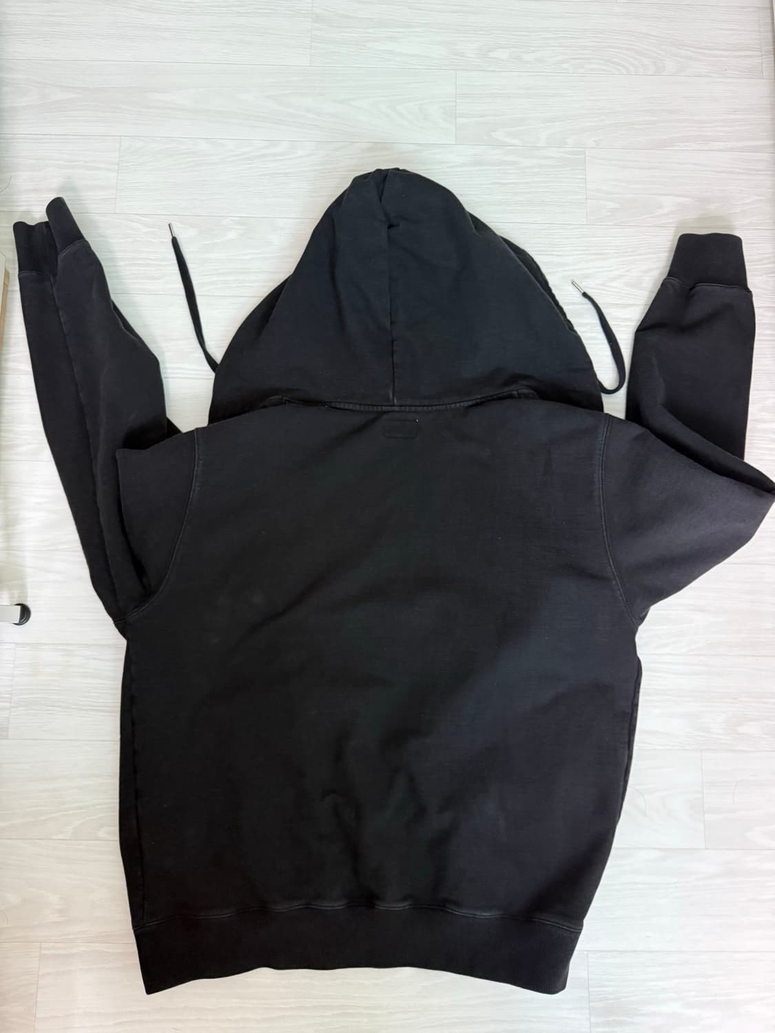 블랙 후드집업 상품이미지3