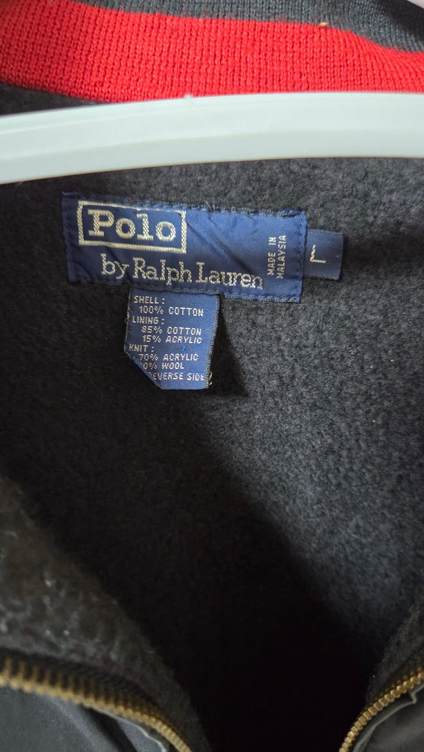 빈티지 폴로 랄프로렌 블랙,그린 자켓 상품이미지3