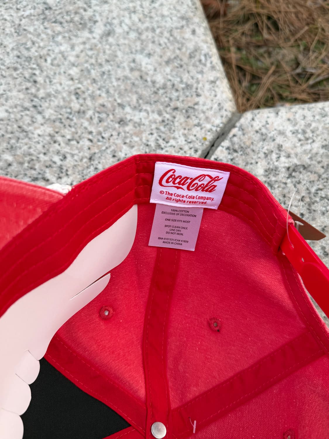 (deadstock) Coca Cola 코카콜라 6-Panel 페이딩 캡 상품이미지7