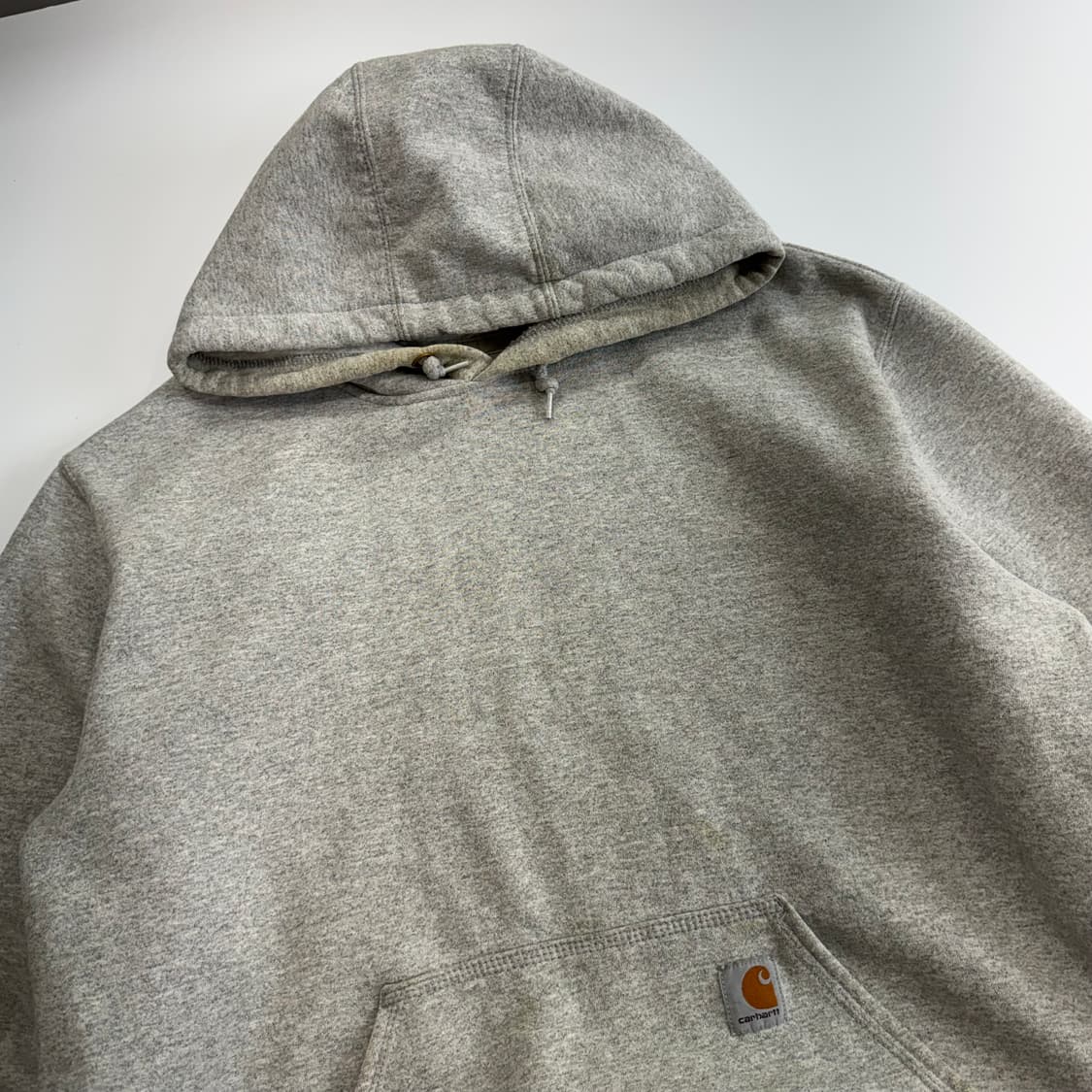 Carhartt 칼하트 사이드로고 그레이 후드티 상품이미지4