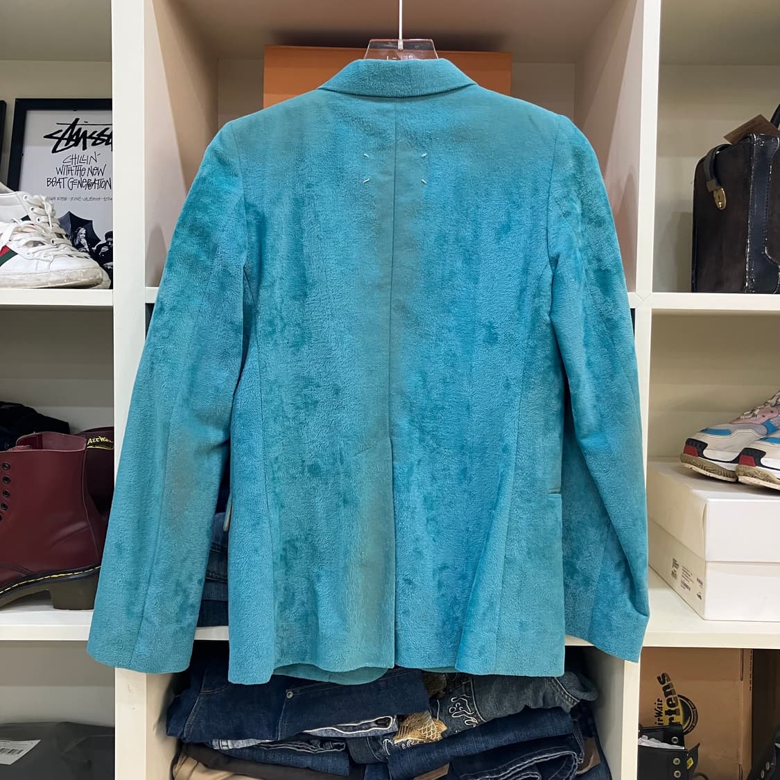 04s/s 마틴 마르지엘라 더티 스카이블루 블레이저 40 상품이미지4
