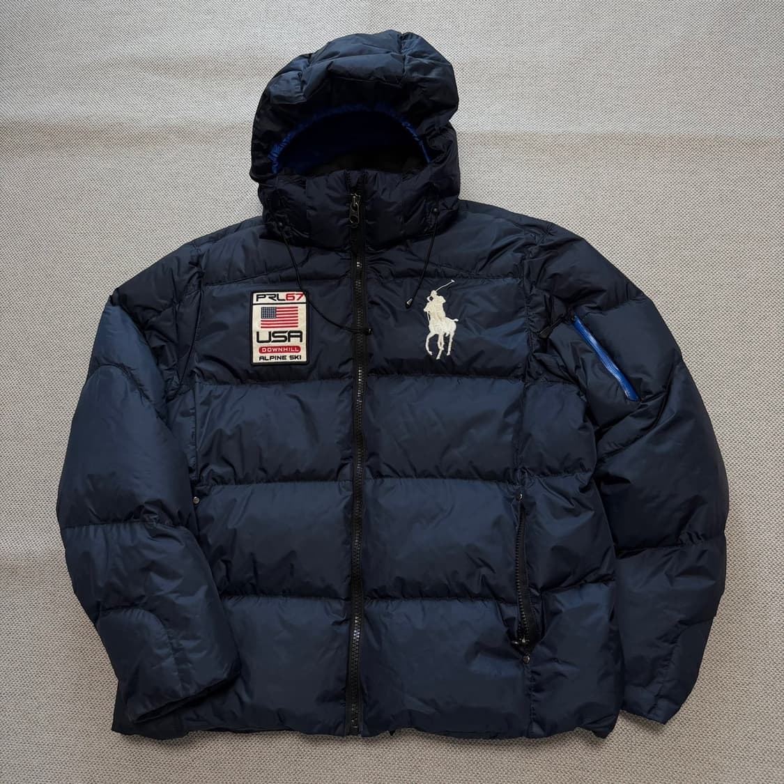 폴로 랄프로렌 빈티지 빅포니 USA 덕다운 패딩 상품이미지1