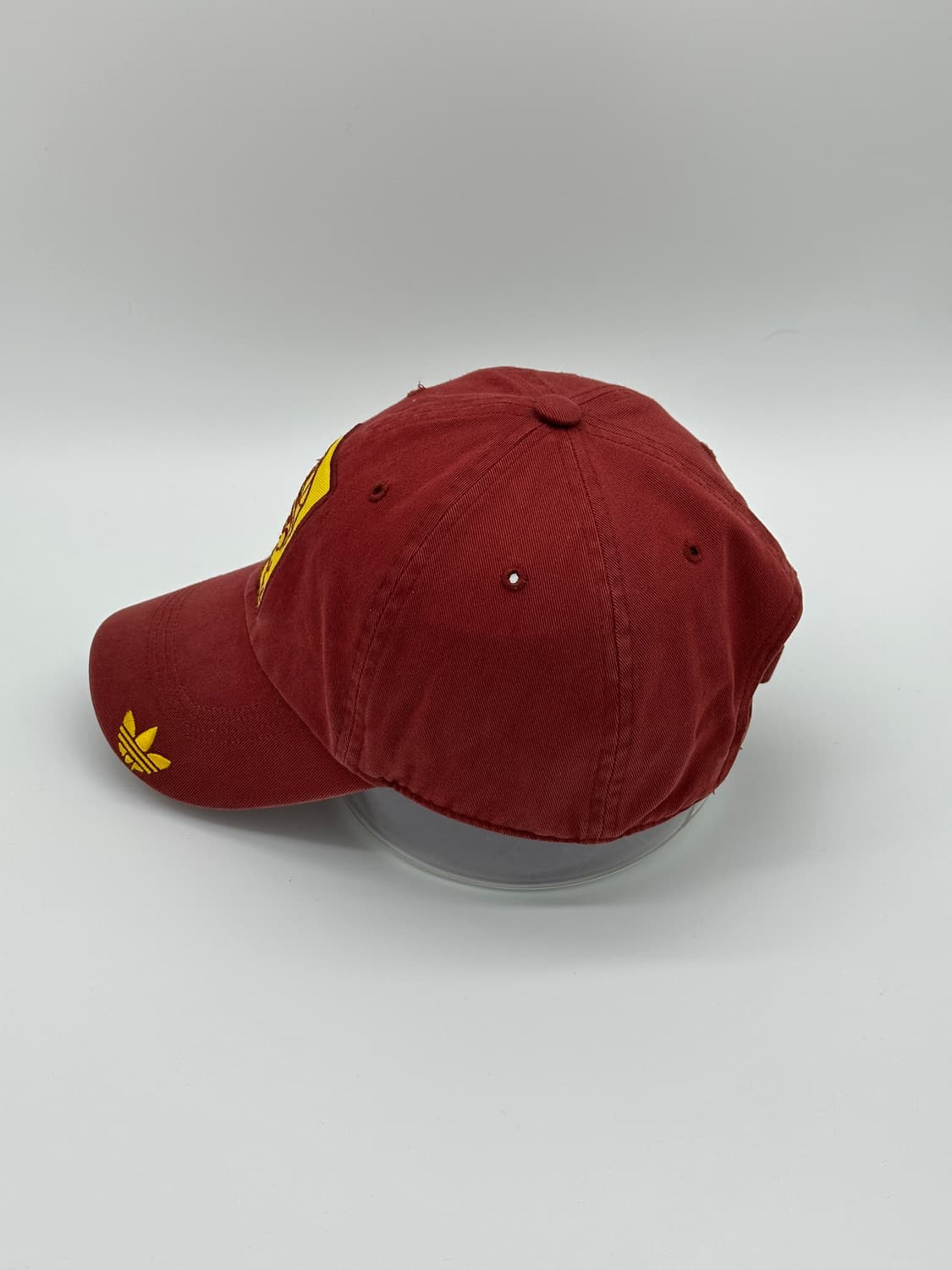 [M-L] 아디다스 버건디 농구로고 볼캡 모자 상품이미지3