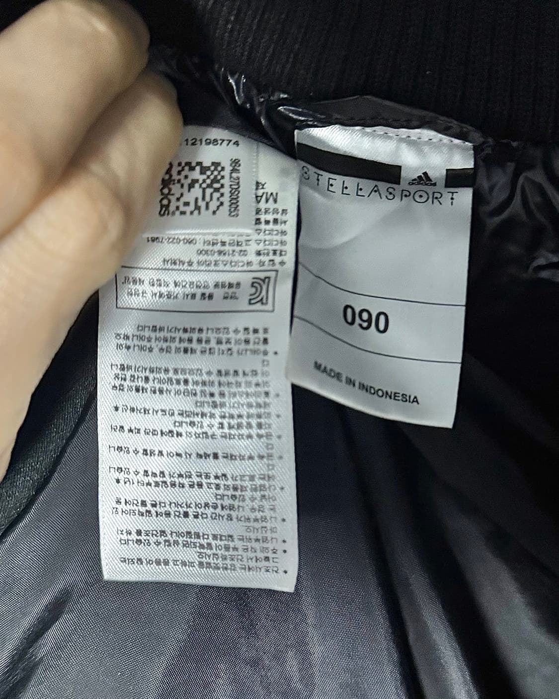 아디다스 스텔라 맥카트니 스포츠 유광 푸퍼 패딩 블랙 검정 90 S 핑크 상품이미지6