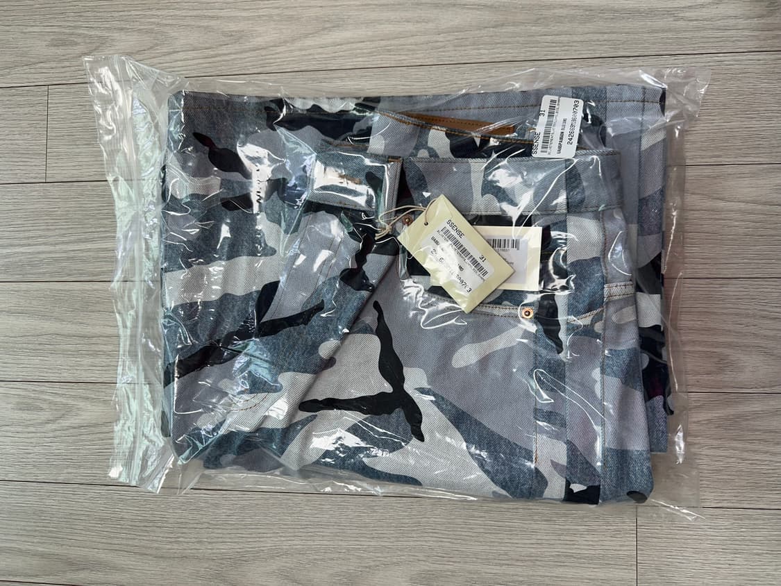 베트멍 블루 카모 오버사이즈 팬츠 허리 31 상품이미지9