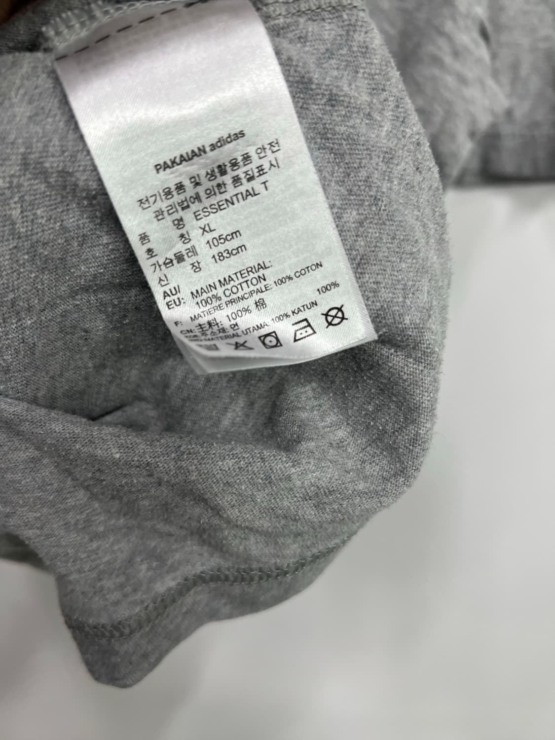 아디다스 그레이 반팔티  상품이미지3