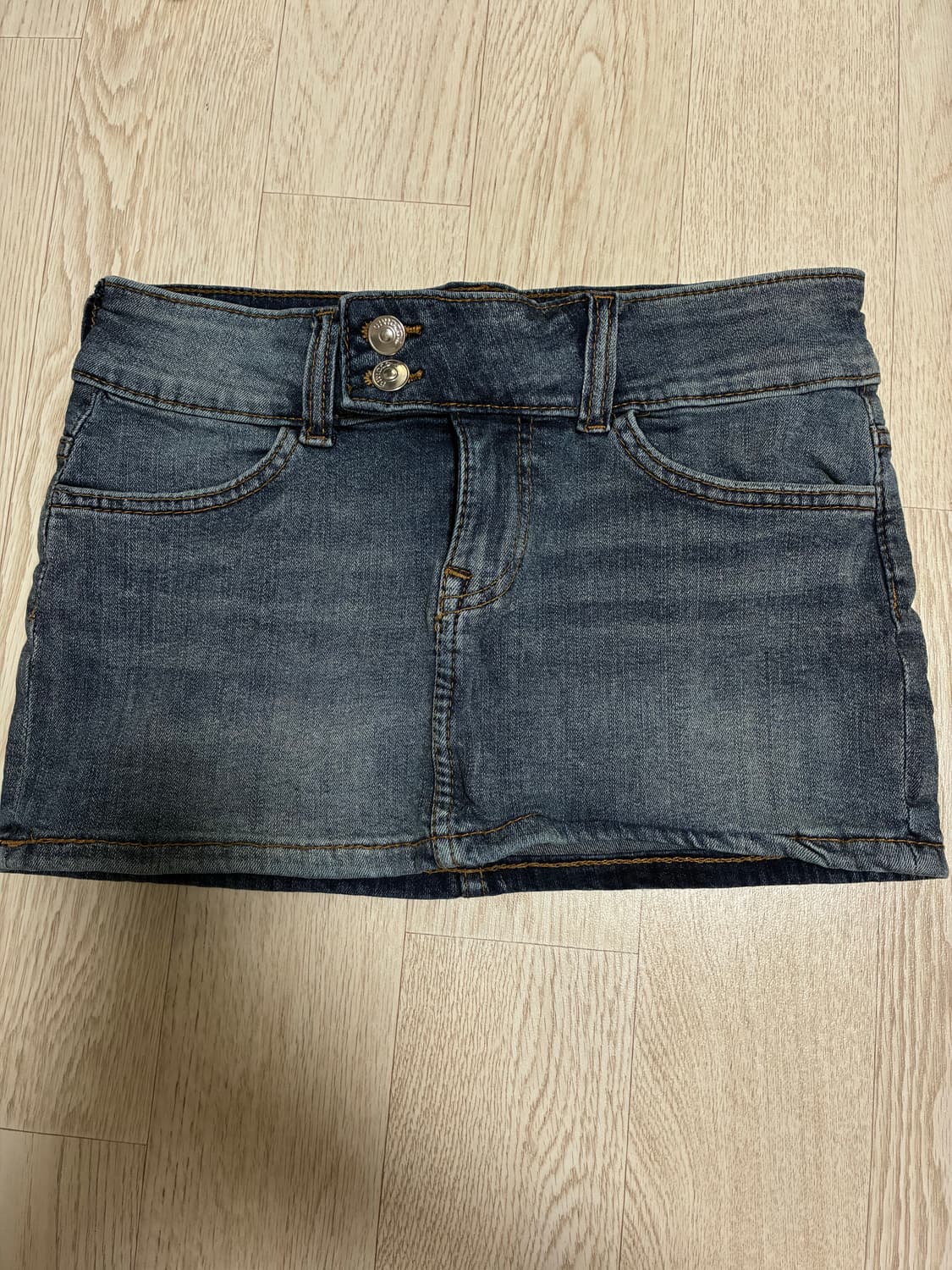 H&M 데님 미니스커트 상품이미지1