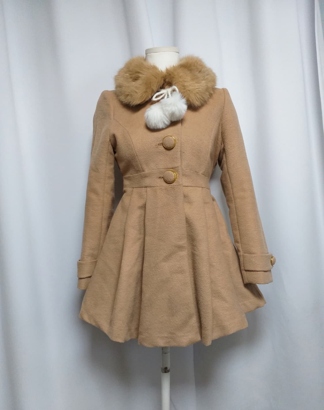 빈티지플리츠 코트원피스 달천 대장 히메로맨틱라떼갸루 캐캐체 핀터깔 로리타 상품이미지1