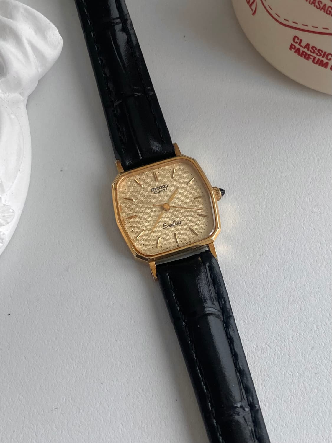 Seiko 세이코 엑셀린 쿼츠 골드 레이디스 상품이미지2