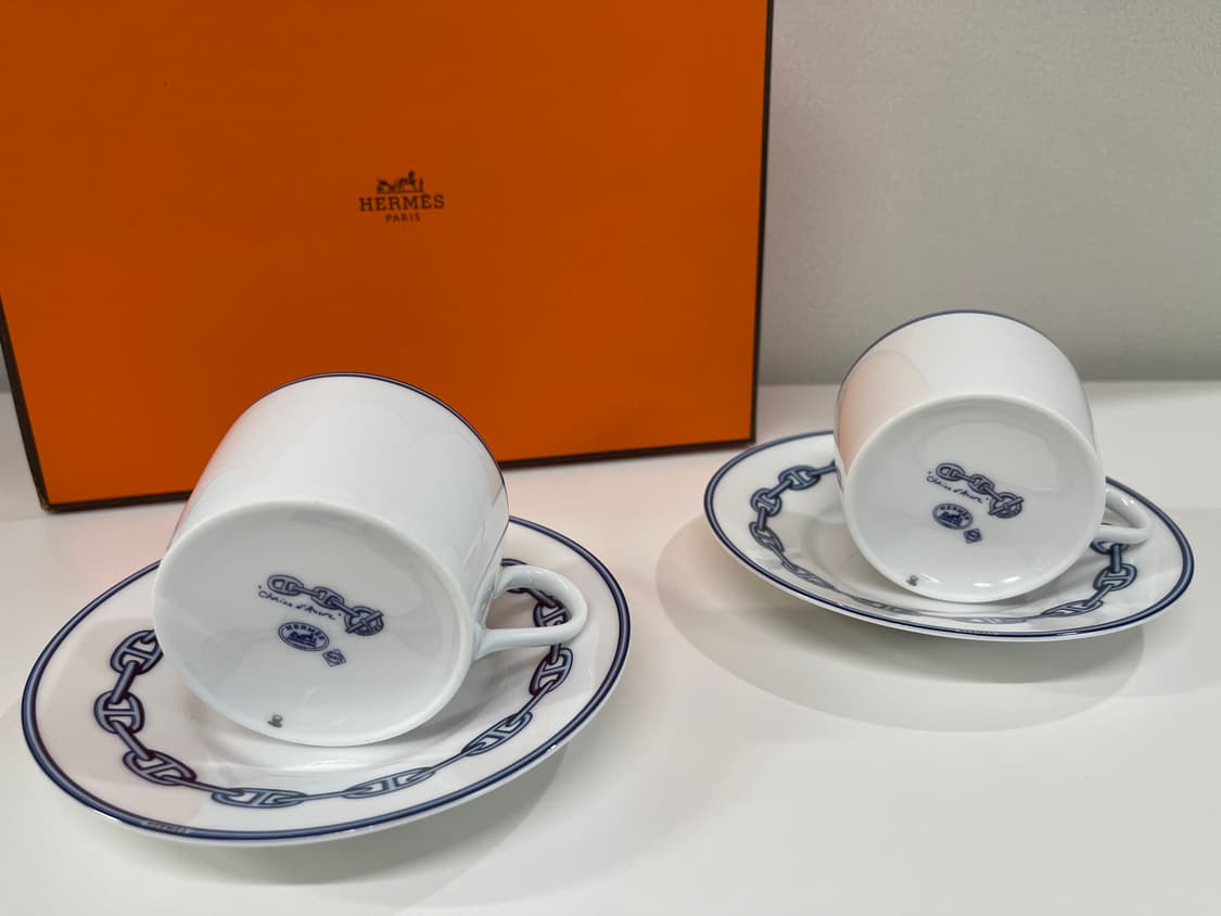 에르메스 샹달 티잔 컵 엔 소서 2P 세트 HERMES 상품이미지4